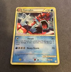 Gyarados 123/123 HeartGold & SoulSilver 130 HP Rare Non-Holo English 2010 - Image 1