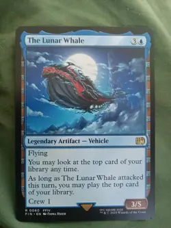MTG - The Lunar Whale - Final Fantasy Mint Pack Fresh Condition - Image 1