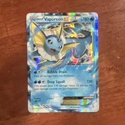 The Pokemon Company Vaporeon EX Generations 24/83 Holo Ultra Rare 180 HP 2016 - Image 1