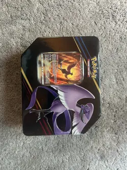 GALARIAN ARTICUNO Pokemon 2023 Collectors Crown Zenith Tin (5 packs & 1 Promo.. - Image 1