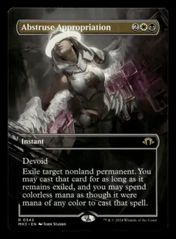 Abstruse Appropriation (Borderless) #342 MTG Modern Horizons 3 NM X1 - Image 1