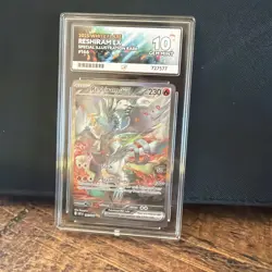 Pokemon TCG Reshiram Ex White Flare Sir 166/086 Ace 10 (perfect subgrades) - Image 1