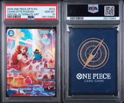 One Piece En Charlotte Pudding Special Alternate Art OP10-012 PSA 10 Gem Mint - Image 3