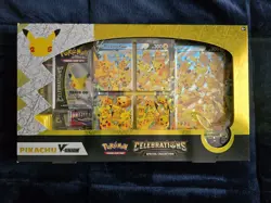 Pokemon Celebrations 25th Anniversary Pikachu V-union Premium Playmat Collection - Image 1