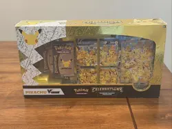 Pokemon Celebrations 25th Anniversary Pikachu V-union Premium Playmat Collection - Image 1