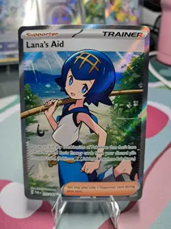 Pokemon TCG Lanas Aid 207/167 Ultra Rare Full Art Trainer Twilight Masquerade NM - Image 1