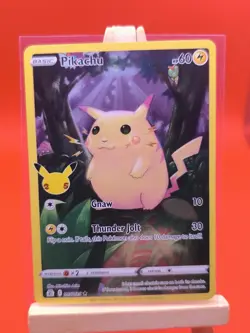 Pikachu 005/025 Celebrations Full Art Ultra Rare Holo Pokemon Card * New * - Image 3