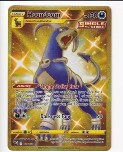 Pokemon TCG Houndoom 179/163 Battle Styles Holo Secret Rare Near Mint - Image 1