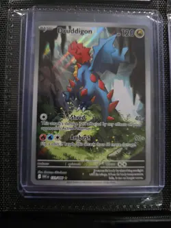 Pokemon White Flare Druddigon Card 151/086 IR Mint Condition - Image 1