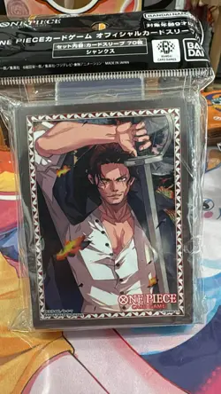 Bandai One Piece Card Game Official Deck Sleeves Vol 10 Shanks - Image 1
