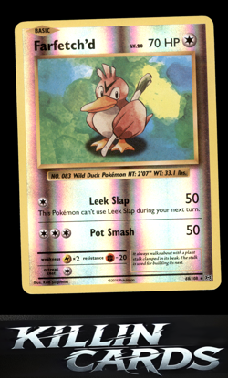 Reverse Holofoil Farfetch'd 68/108 Pokemon Rare XY - Evolutions Card NM - Image 1
