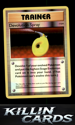 Reverse Holofoil Devolution Spray 76/108 Pokemon Uncommon XY - Evolutions Card N - Image 1