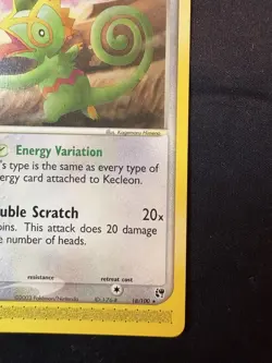 Kecleon 18/100 Sandstorm Regular - Card# PL-002 - Image 2