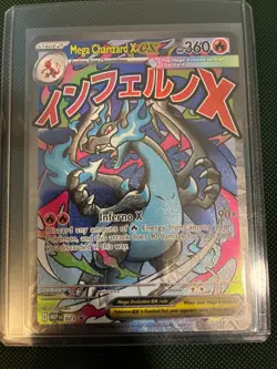 Pokemon TCG Mega Charizard X ex MEP 023 Promo - Image 1