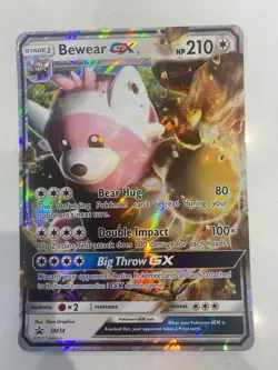 Bewear GX SM34 JUMBO OVERSIZED Holofoil Mint Pokemon Card - Image 3