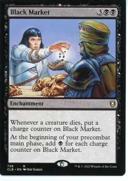 2022 Magic the Gathering Black Market Enchantment Commander Legends - Image 1
