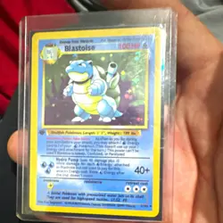 Wizards of the Coast Blastoise 2/102 Base Set Holo Rare 100 HP English 1999 - Image 1
