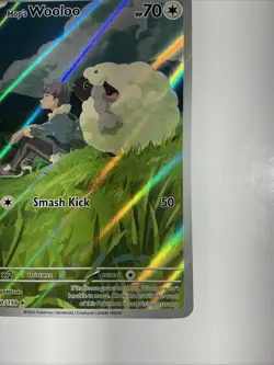 Hop's Wooloo 170/159 Sv09: Journey Together Holo Pokemon Illustration Rare - Image 4