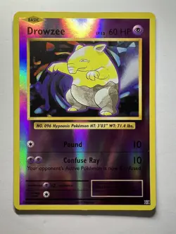 Drowzee #49/108 XY: Evolutions Reverse Holo Common - Pokemon TCG Card - Image 1