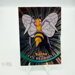 Pokemon Beedrill Topps Series 1 LP Black Logo - Image 1