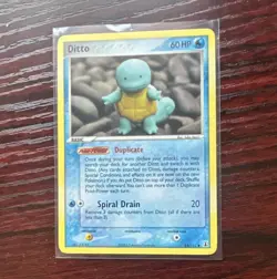 Pokemon Ditto (Squirtle) 064/113 Delta Species Regular Common English 60 HP - Image 1