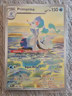 Pokemon Pitch Black Primarina Illustration Rare 88/84 NM - Image 1