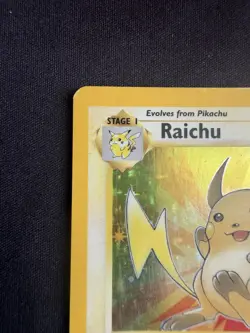 Pokemon Pokemon TCG Raichu (14) 14/62 Fossil Holo Rare HP - Image 3