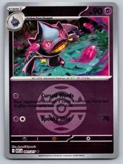 Banette (Dusk Ball) 091/217 Holo Ascended Heroes Pokemon Reverse Holo NM - Image 1