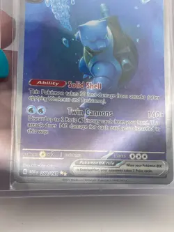 The Pokemon Company Blastoise ex 200/165 Holo SIR SV 151 EN 330 HP - Image 3