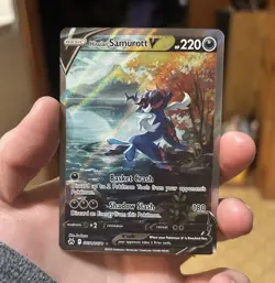 Pokemon TCG Hisuian Samurott V GG51/GG70 Crown Zenith GG Holo Ultra Rare - Image 1