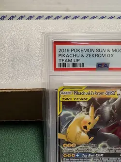 Pokemon TCG: Pikachu & Zekrom GX #33/181 Sun & Moon Tag Team PSA 9, MINT. - Image 2