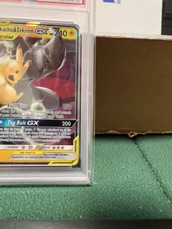 Pokemon TCG: Pikachu & Zekrom GX #33/181 Sun & Moon Tag Team PSA 9, MINT. - Image 4