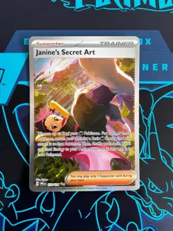 Janine's Secret Art 173/131 SIR Prismatic Evolutions PRE 8.5 Pokemon TCG English - Image 1