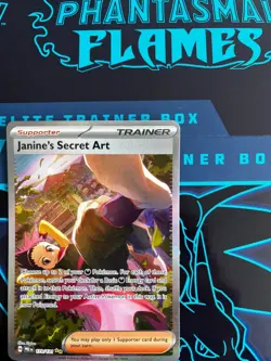 Janine's Secret Art 173/131 SIR Prismatic Evolutions PRE 8.5 Pokemon TCG English - Image 3