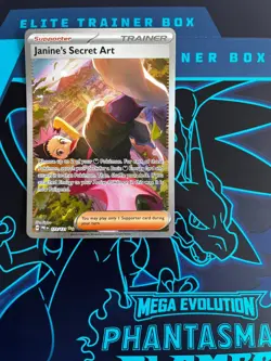 Janine's Secret Art 173/131 SIR Prismatic Evolutions PRE 8.5 Pokemon TCG English - Image 5