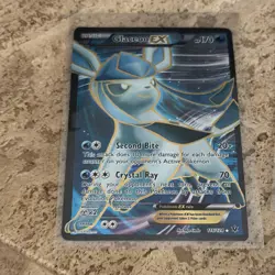 Pokemon TCG Glaceon EX 116/124 Fates Collide Ultra Rare Full Art Holo - Image 1