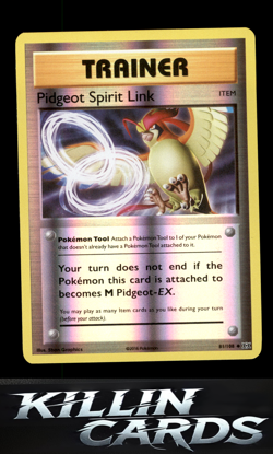 Reverse Holofoil Pidgeot Spirit Link 81/108 Pokemon Uncommon XY - Evolutions Car - Image 1