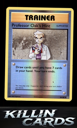 Reverse Holofoil Professor Oak's Hint 84/108 Pokemon Uncommon XY - Evolutions Ca - Image 1