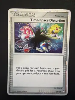Time-Space Distortion - 124/123 - Pokemon Mysterious Treasures Holo Card HP - Image 1