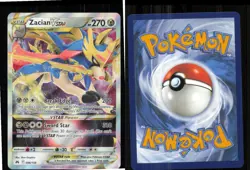 Zacian VSTAR 096/159 Holo VSTAR Rare Crown Zenith Pokemon Near Mint - Image 3