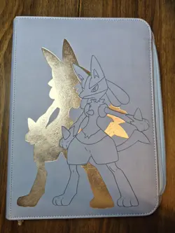 Ultra Pro Zippered PRO Binder 9-Pocket Pokemon Elite Series Lucario - Image 1