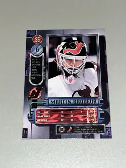1996-97 Fleer Metal Universe Martin Brodeur New Jersey Devils HOF Goalie Card - Image 2