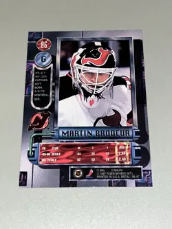 1996-97 Fleer Metal Universe Martin Brodeur New Jersey Devils HOF Goalie Card - Image 4