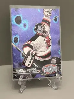 1996-97 Fleer Metal Universe Martin Brodeur New Jersey Devils HOF Goalie Card - Image 5