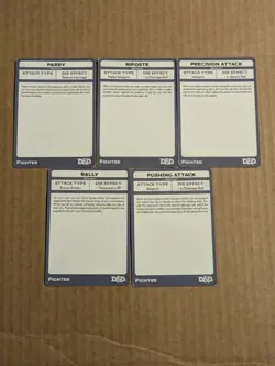 Dungeon & Dragons Fighter Martial Power Cards Lot of 16 & bonus card / SEE PICS - Image 4