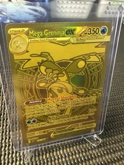 Mega Greninja EX 122/086 HYPER RARE GOLD Foil Pokemon TCG - Image 2