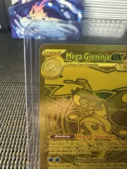 Mega Greninja EX 122/086 HYPER RARE GOLD Foil Pokemon TCG - Image 3