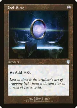 Sol Ring: MtG Magic the Gathering Brothers' War Commander Uncommon - Image 1