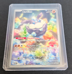 Pokemon TCG Carbink Illustration Rare Holo 242/182 Paradox Rift 90HP EN 2023 - Image 1
