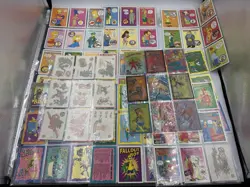 1993 SkyBox Simpsons Series 1 COMPLETE Master Set 1-80 10 Tattoos +9 Wiggle NM/M - Image 1